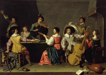 Gruppe von Musikern